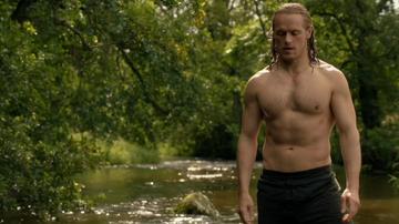 Sam Heughan in Outlander (2014) Shirtless Butt Gay 47319