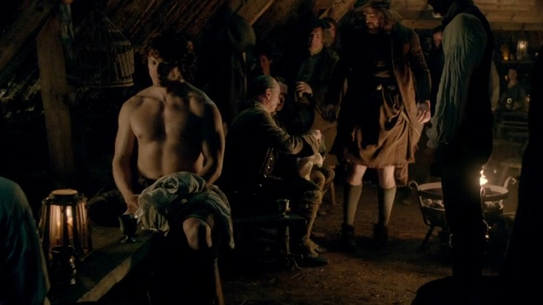 Sexiest Jamie Fraser Scenes. Shirtless, butt, gay. 6538