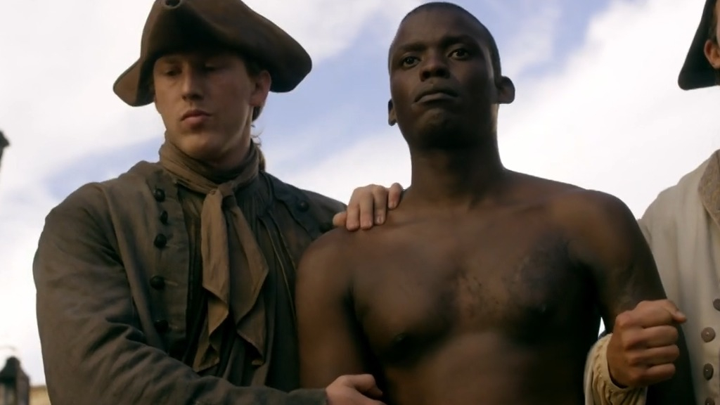 Outlander's Sexiest Scenes with Thapelo Sebogodi. Shirtless. 22500