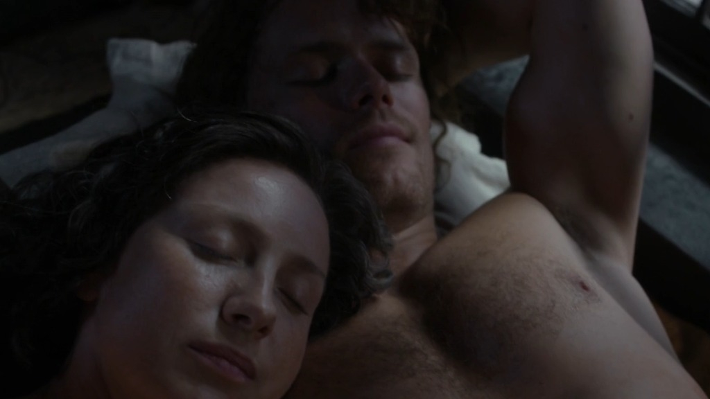 Sexiest Sam Heughan Scene in Outlander. Shirtless, butt, gay. 22621