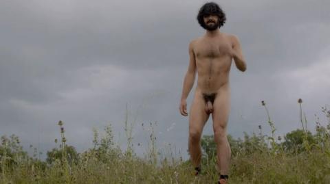 Olivier Müller Nude as Pan. Balls, Penis, Sexy, Shirtless. 8798