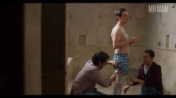 Joaquín Ferreira, Jesús Zavala in Club de Cuervos (2015-2019) Shirtless Underwear Balls Bulge 30111