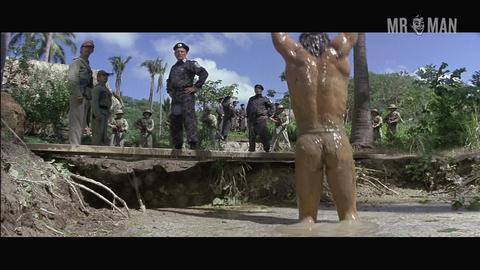 Sexiest Sylvester Stallone Scene in Rambo: First Blood Part II. Bulge, Shirtless, Thong. 10903