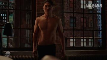 Brian Tee in Chicago Med (2015-2022) Bulge Shirtless Underwear Bulge Sexy 13866