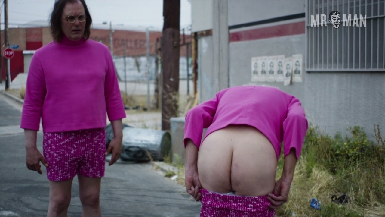 Nudes of Big Ronnie from The Greasy Strangler. Butt, balls, bulge. 16458