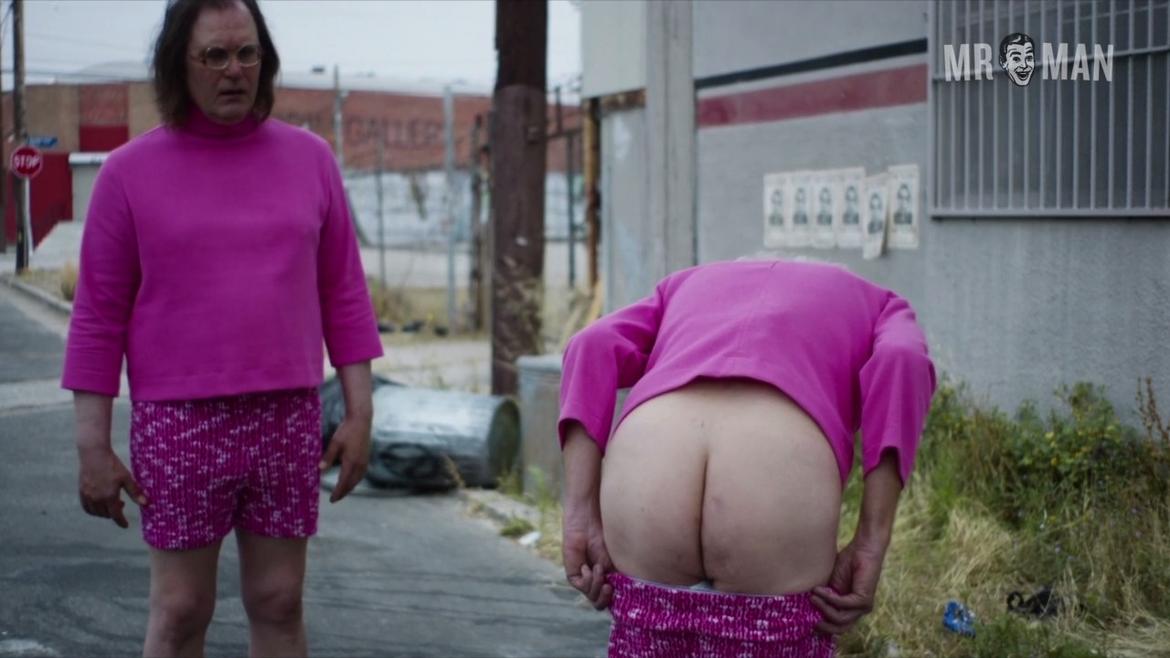 Nudes of Big Ronnie from The Greasy Strangler. Butt, balls, bulge. 16458