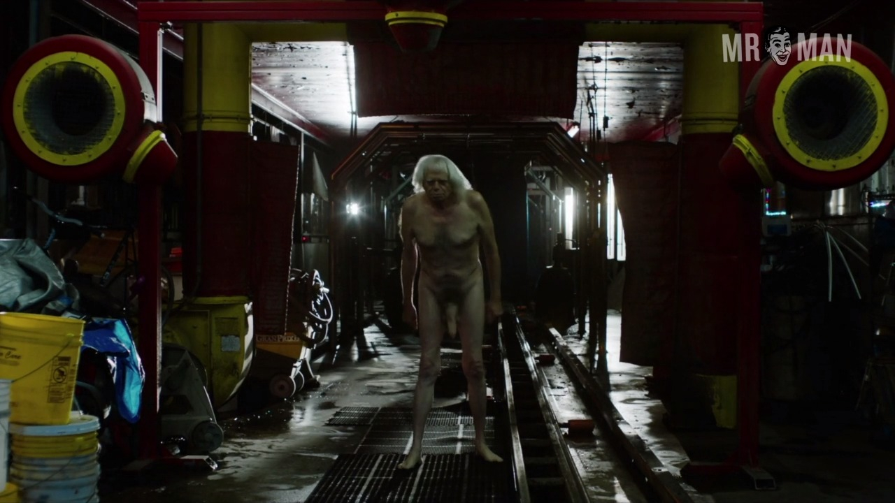 Big Ronnie from The Greasy Strangler Naked. Butt, Penis, Prosthetic, Shirtless, balls, bulge. 16463