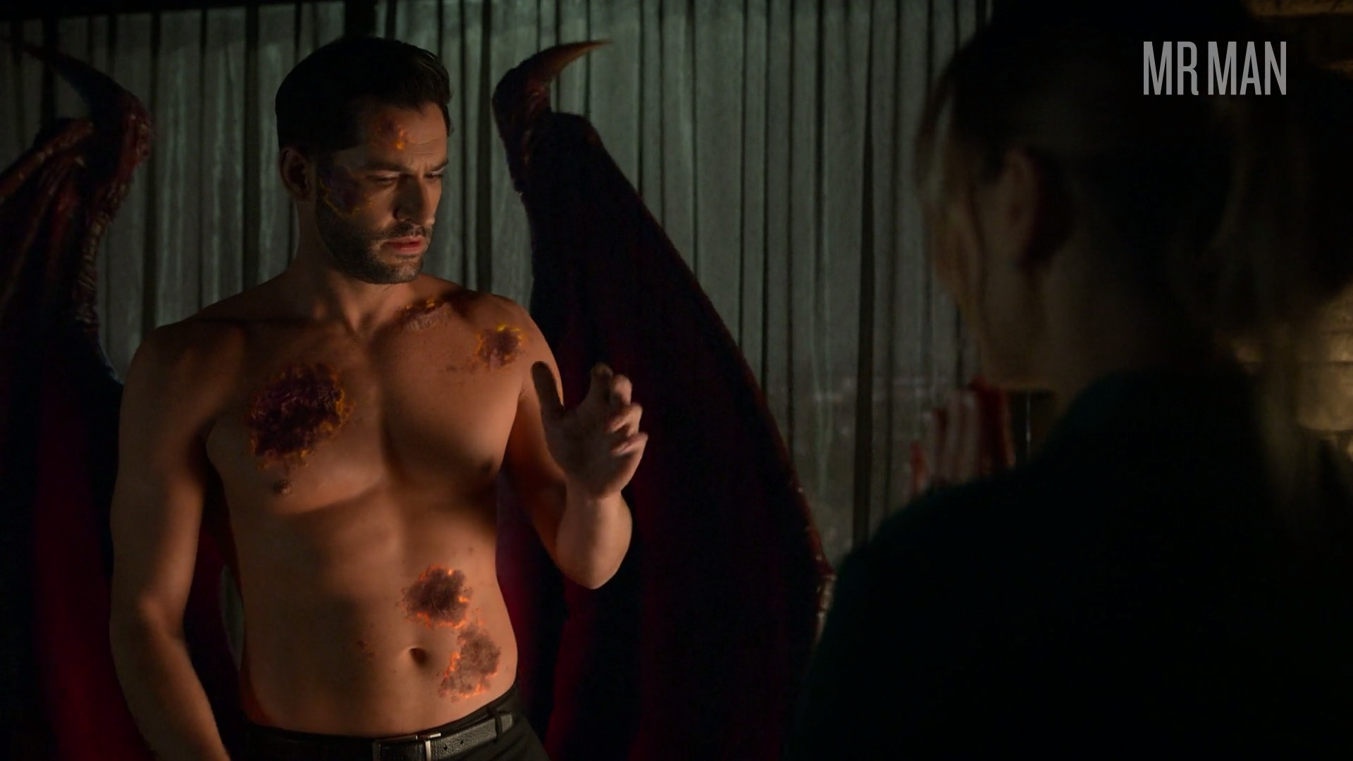 Lucifer's Sexiest Scenes with Tom Ellis. Shirtless, bathing suit, butt. 34032