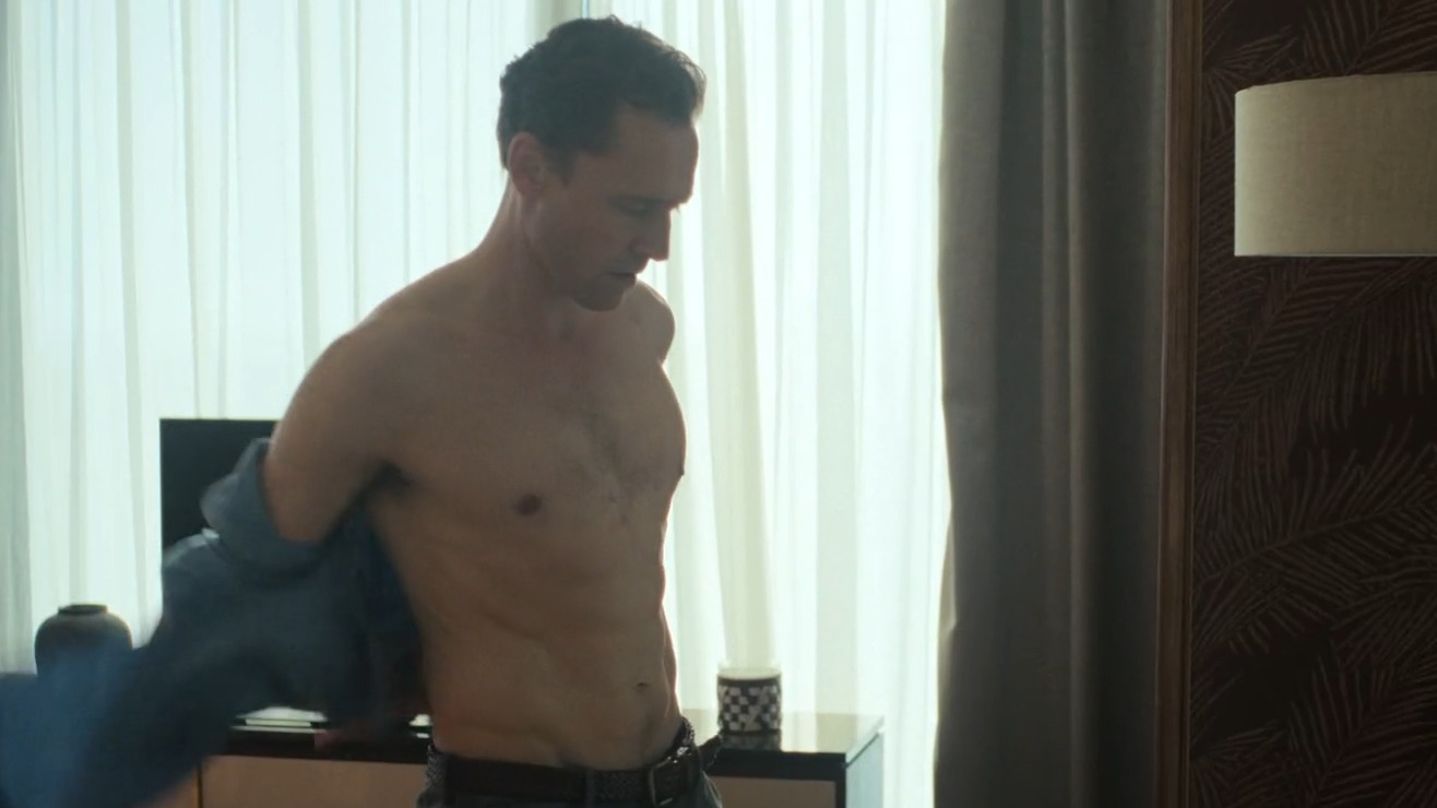 Hottest Jonathan Pine Scenes. Sexy, Shirtless, Underwear, bathing suit, bulge. 83103