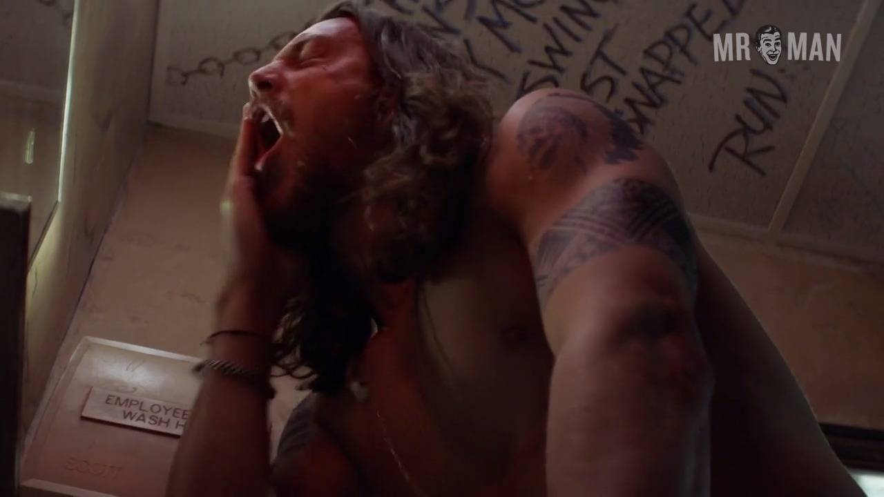 Sexiest Ben Robson Scene in Animal Kingdom. Shirtless, bathing suit, butt. 20629