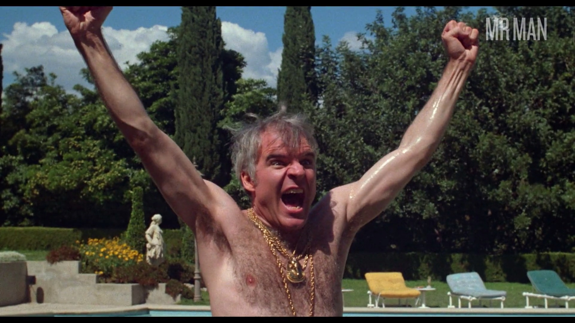 Hottest Steve Martin Scene in The Jerk. Sexy, Shirtless. 14192