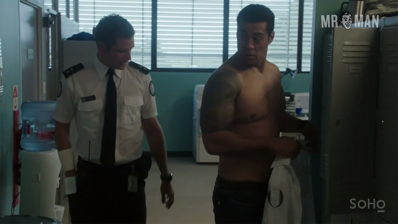Sexiest Robbie Magasiva Scene in Wentworth. Sexy, Shirtless. 14557