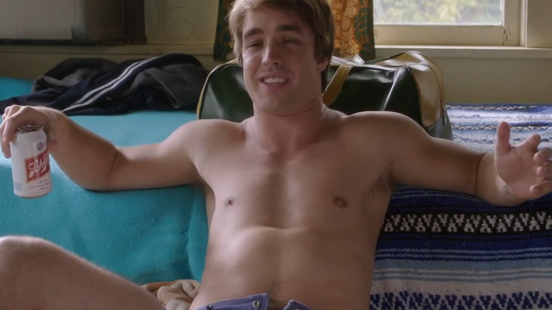 Sexiest Scenes of Plummer from Everybody Wants Some!!. Shirtless. 14741