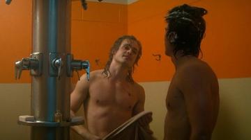 Sexiest Dacre Montgomery Scene in Stranger Things. Shirtless, bathing suit, sexy. 22027