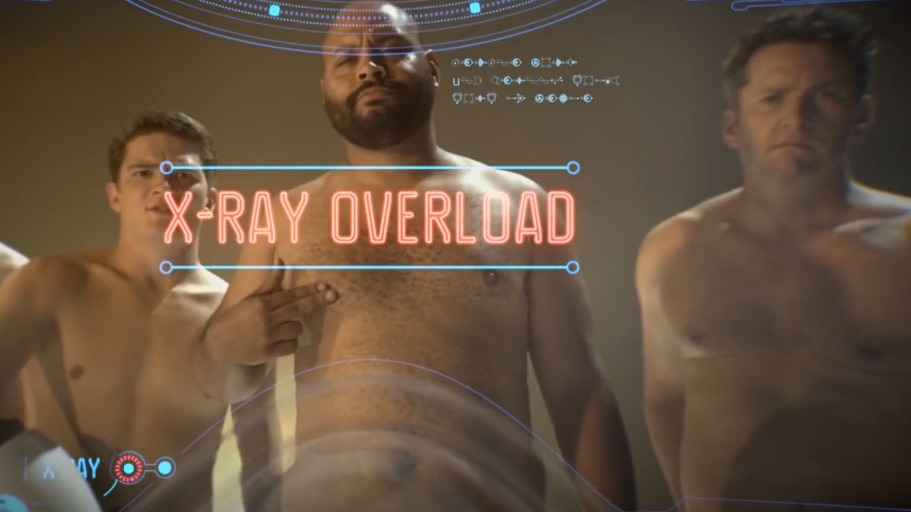 Sexiest Michael Jones Scene in Lazer Team. Sexy, Shirtless, butt. 15559