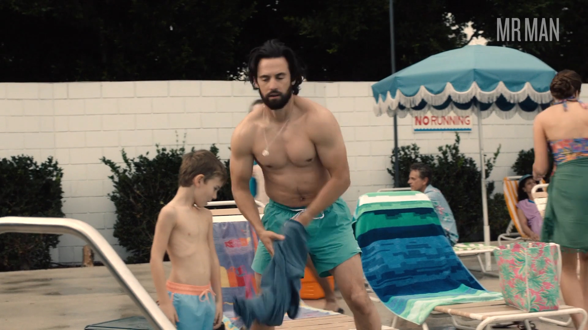 This Is Us's Sexiest Scenes with Milo Ventimiglia. Shirtless, bulge, butt. 70554