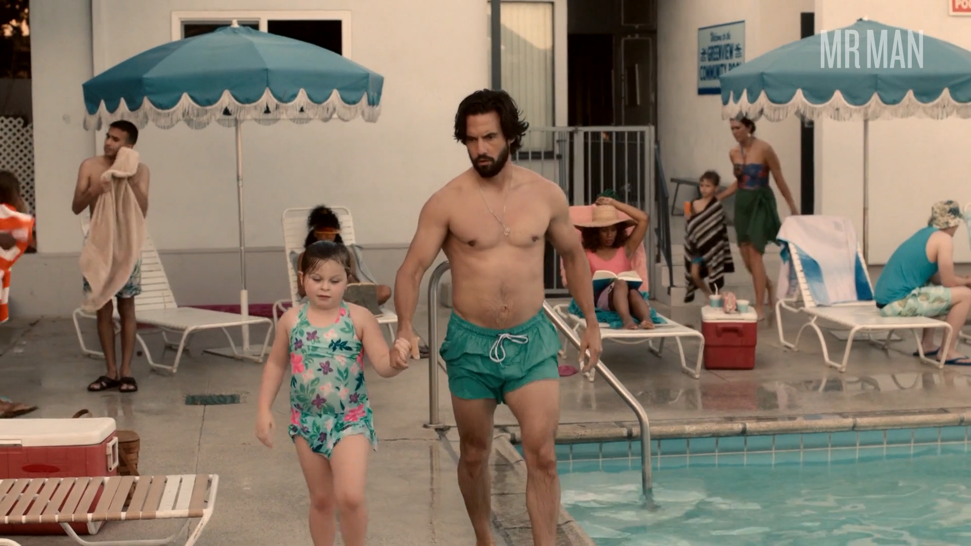 This Is Us's Sexiest Scenes with Milo Ventimiglia. Shirtless, bulge, butt. 70560