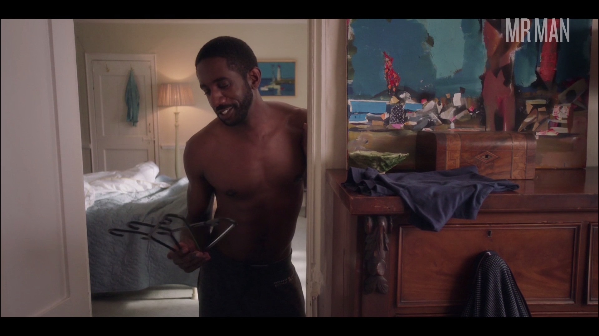 Hottest Rhashan Stone Scene in Delicious. Shirtless, sexy. 29624