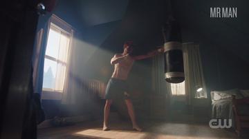 K.J. Apa in Riverdale (2017-2023) Shirtless Bathing Suit Bulge 30000