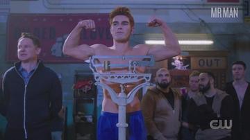 Riverdale's Sexiest Scenes with K.J. Apa. Sexy, Shirtless, bathing suit, bulge. 33138