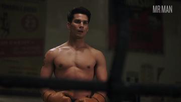 K.J. Apa, Drew Ray Tanner in Riverdale (2017-2023) Sexy Shirtless Bathing Suit Bulge 33795