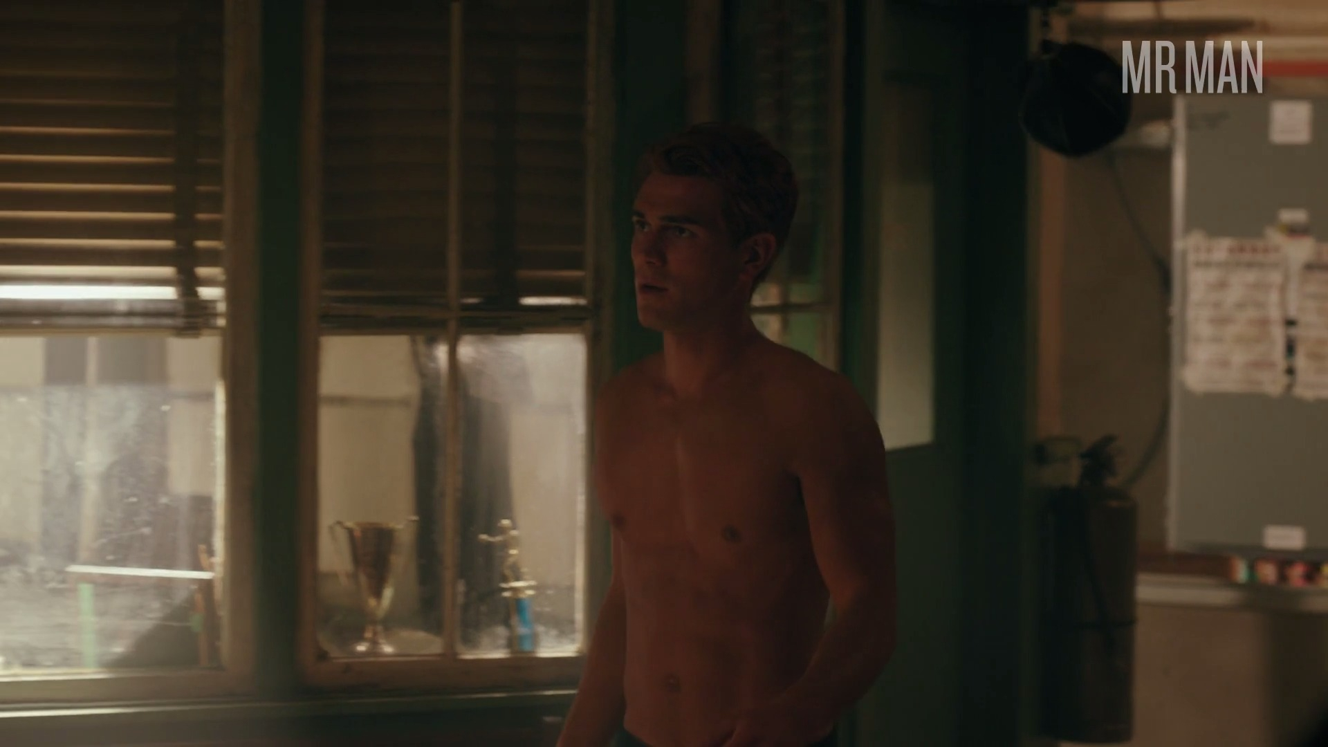 Riverdale's Sexiest Scenes with K.J. Apa. Shirtless, bathing suit, bulge. 41430