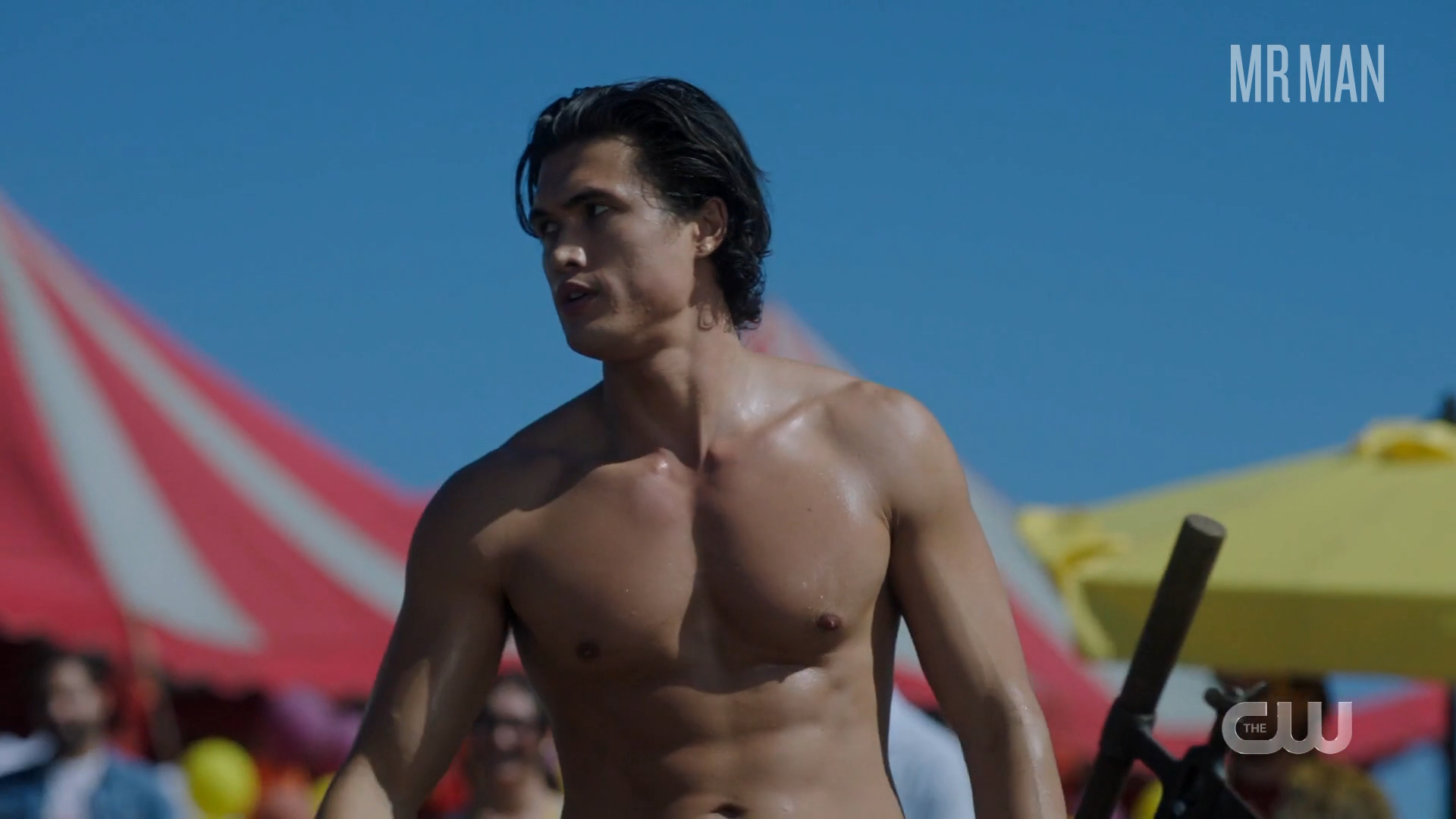 Riverdale's Sexiest Scenes with K.J. Apa. Shirtless, bathing suit, bulge. 67074
