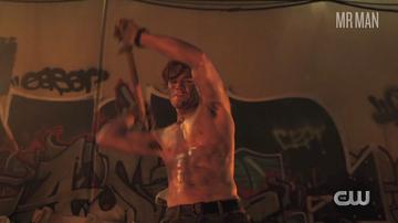 K.J. Apa in Riverdale (2017-2023) Shirtless Bathing Suit Bulge 73317
