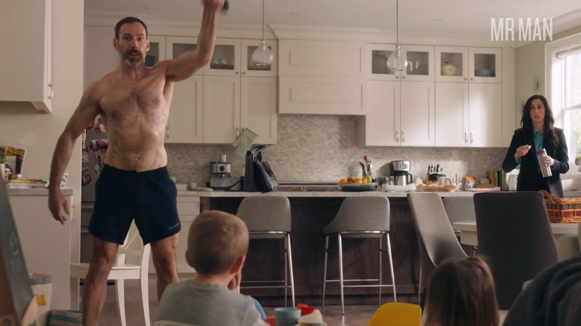 Hottest Philip Sternberg Scene in Workin' Moms. Shirtless, bulge, butt. 58796