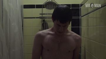 Sexiest Dylan Minnette Scene in 13 Reasons Why. Shirtless, straight. 19213