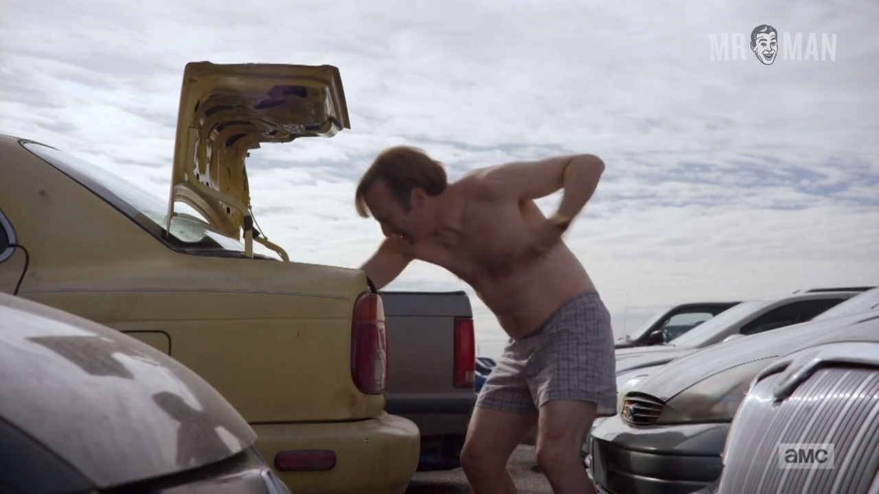 Sexiest Bob Odenkirk Scene in Better Call Saul. Sexy, Shirtless, butt, straight. 19891