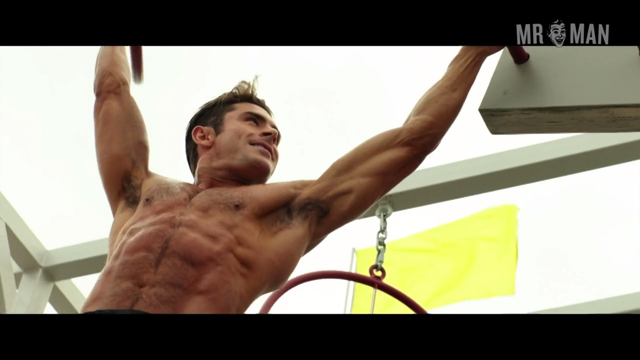 Baywatch's Sexiest Scenes with Zac Efron. Shirtless, bathing suit, sexy. 19938