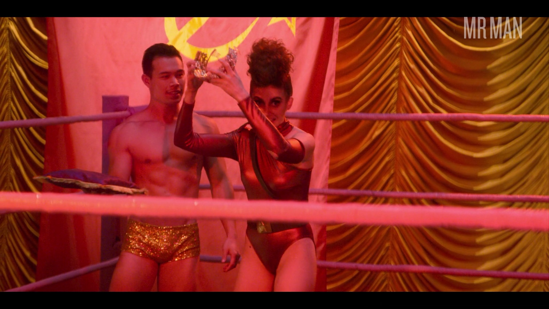 GLOW's Sexiest Scenes with Colton Tran. Bulge, Shirtless, Sexy. 37722