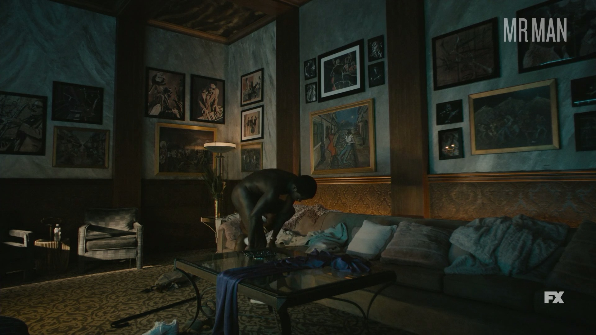Franklin Saint from Snowfall Naked. Butt, Shirtless, Underwear, sexy, straight. 59609