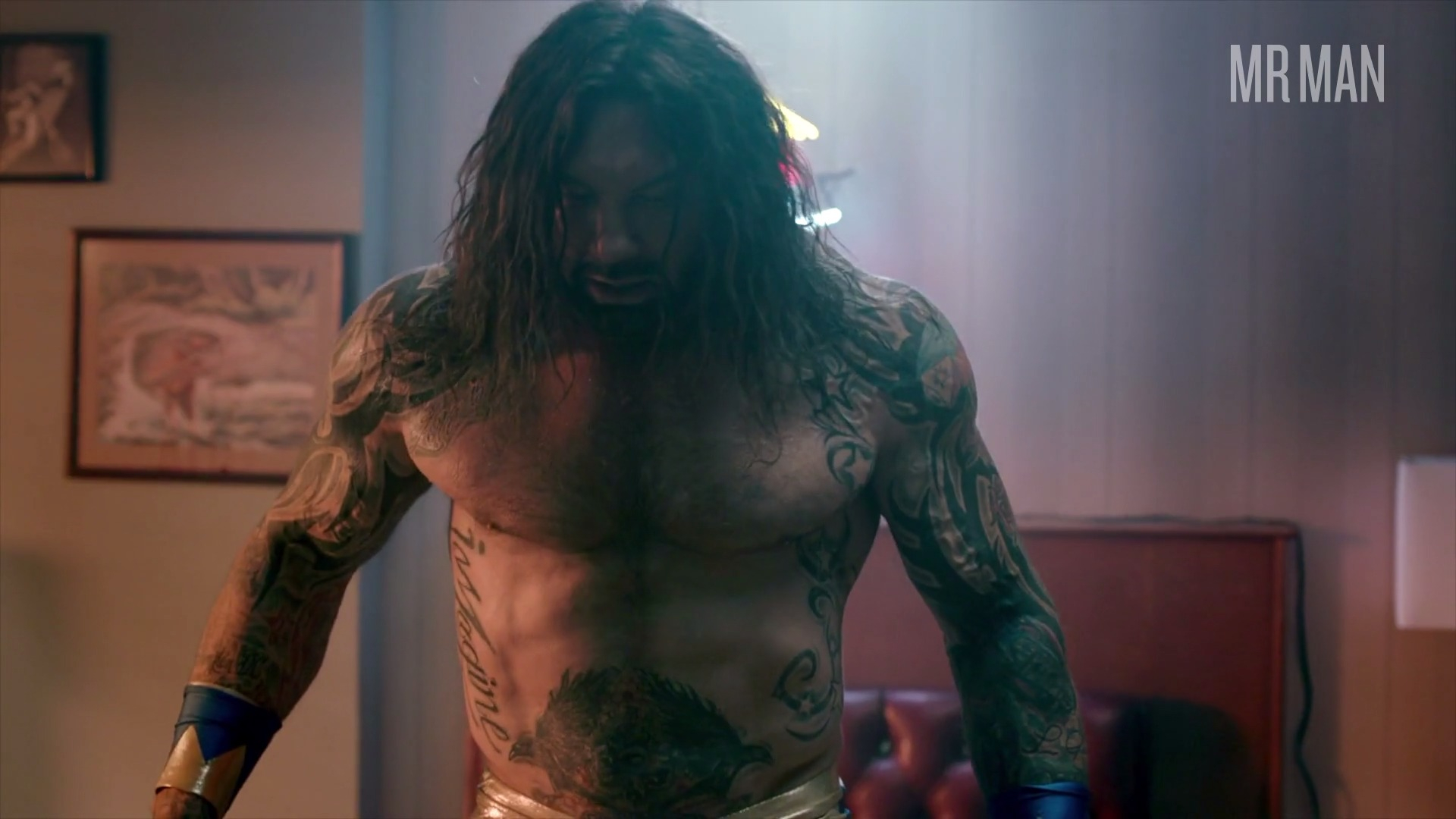 Sexiest Scenes of Raw Dog Avalanche from Room 104. Sexy, Shirtless. 52619