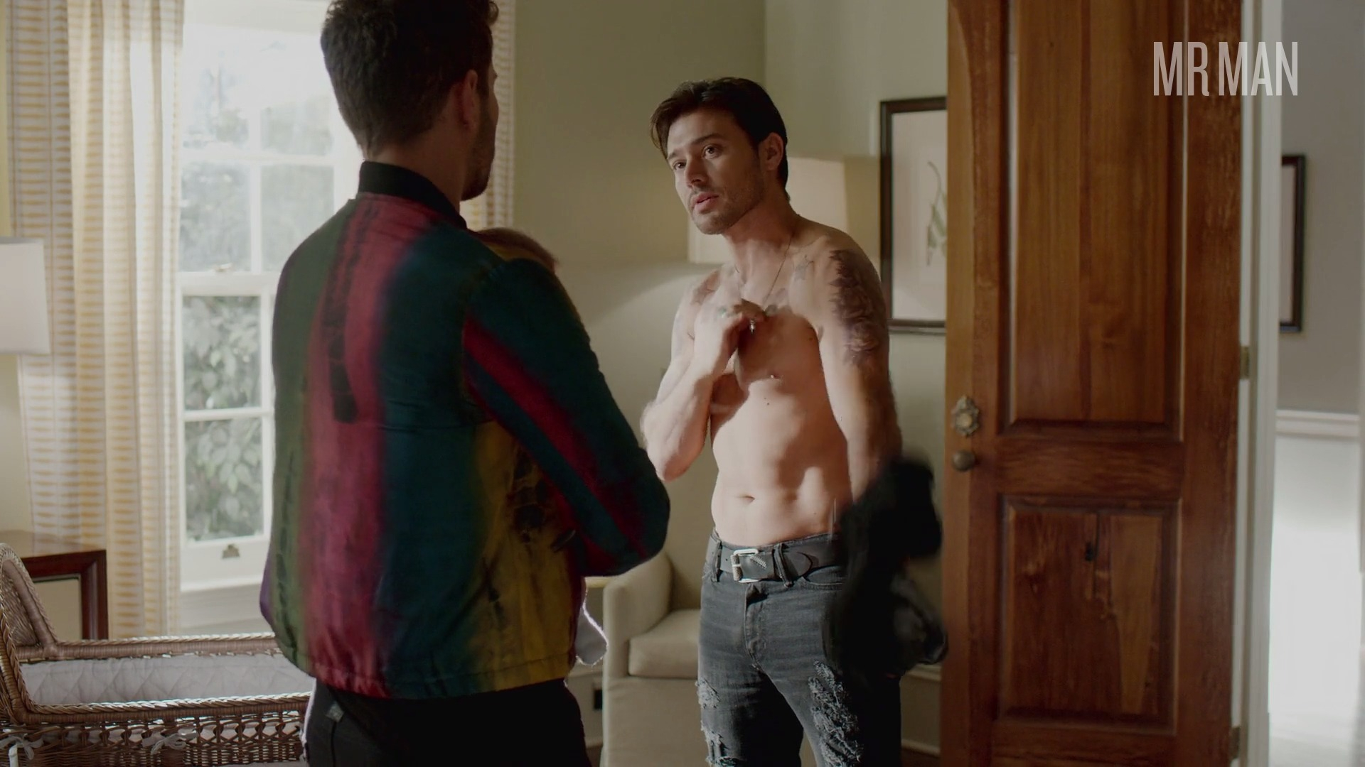 Sexiest Scenes of Manuel from Dynasty. Shirtless, bathing suit, bulge. 28559