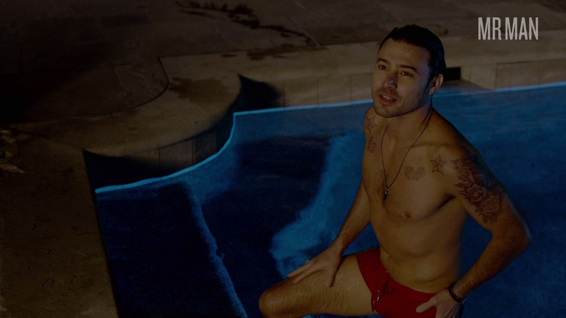 Hottest Yani Gellman Scene in Dynasty. Bathing Suit, Bulge, Shirtless, underwear. 28562