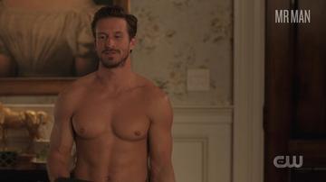 Adam Huber in Dynasty (2017-2022) Shirtless Bathing Suit Shirtless 71175