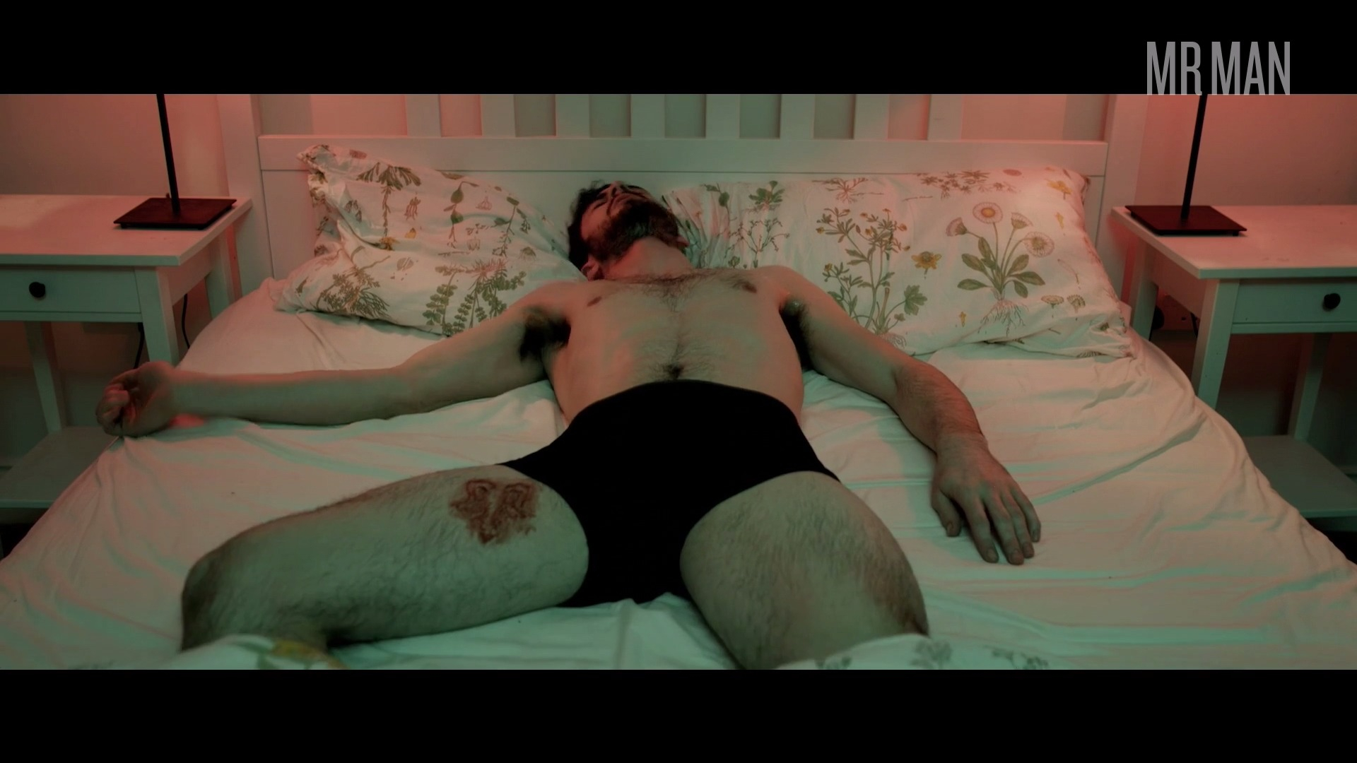 Sexiest Scenes of Eric from House on Elm Lake. Shirtless, Underwear, balls, butt. 25517