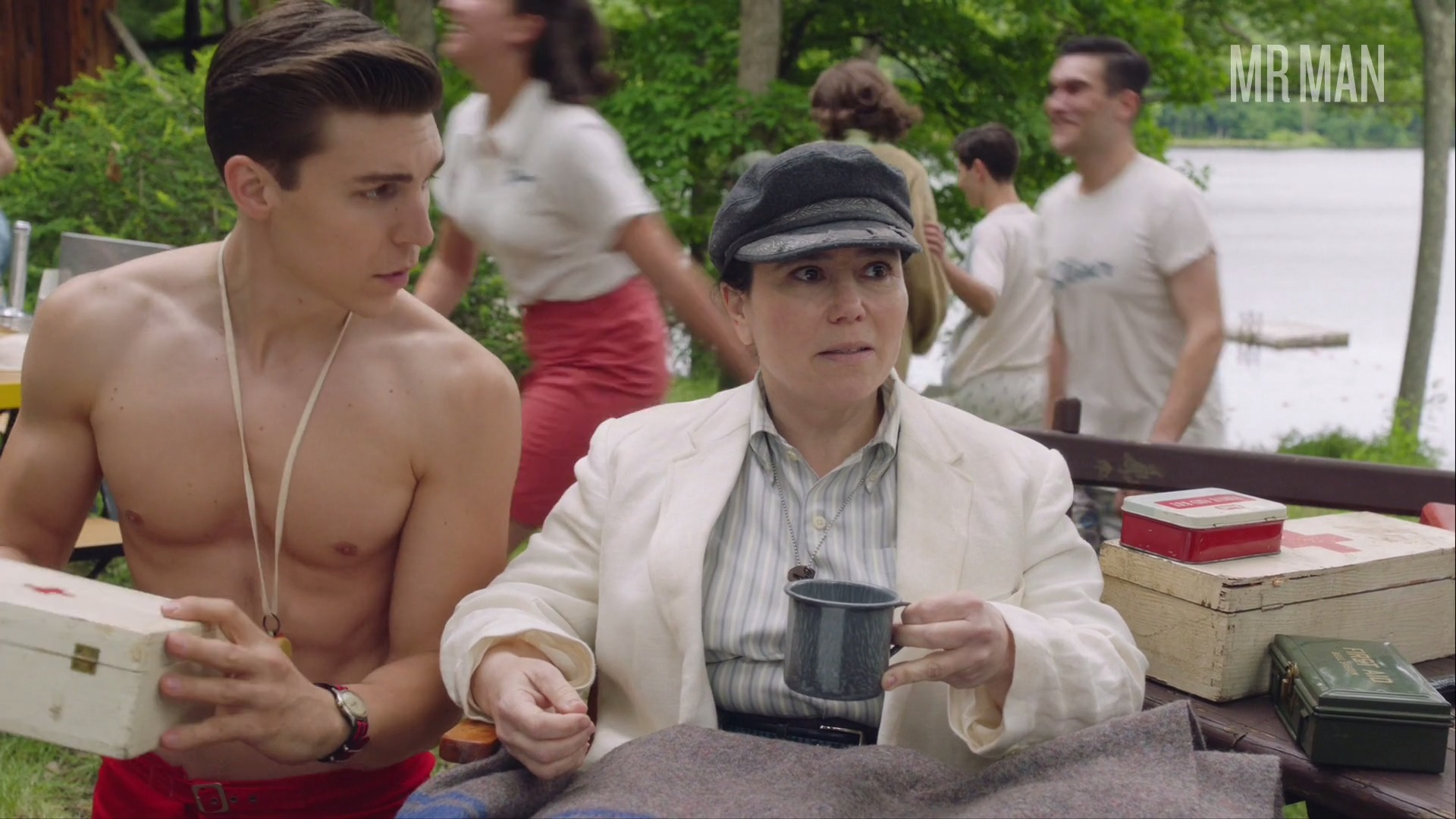 Hottest Nolan Gerard Funk Scene in The Marvelous Mrs. Maisel. Shirtless. 28310
