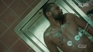 William Catlett in Black Lightning (2018-2019) Shirtless Underwear Bulge Sexy 31101