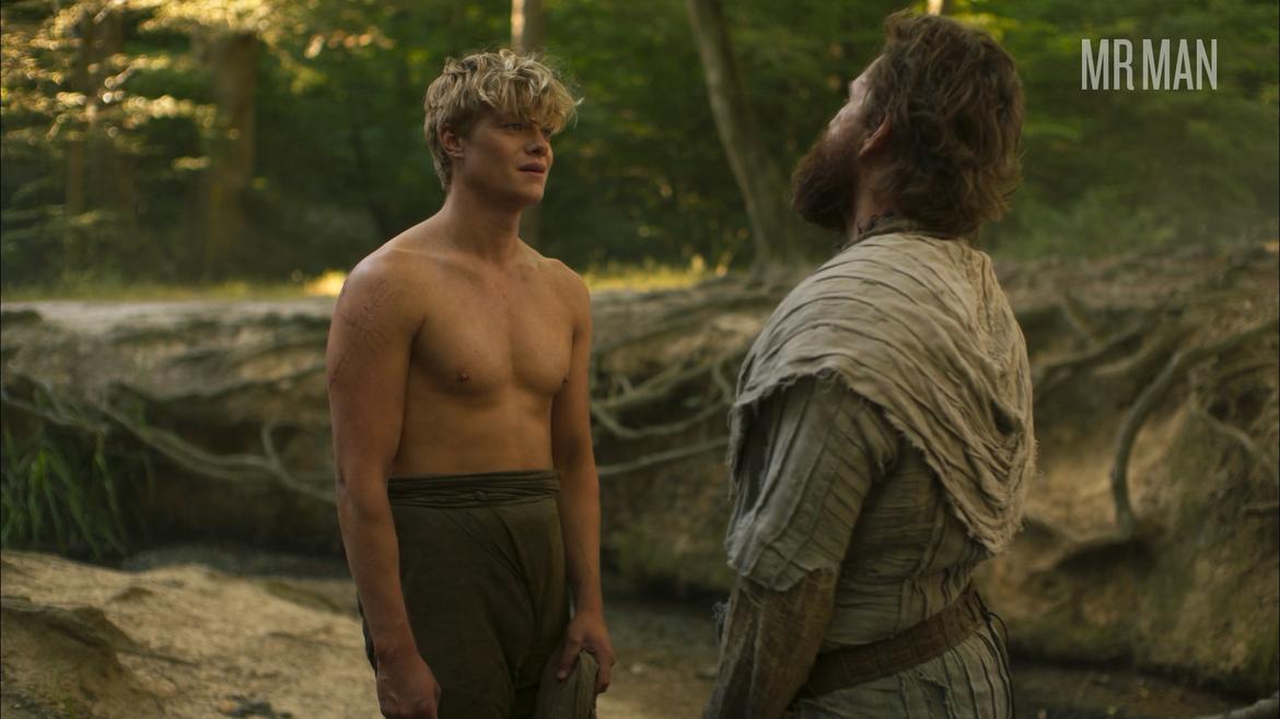 Britannia's Sexiest Scenes with Tom Rhys Harries. Shirtless. 68346