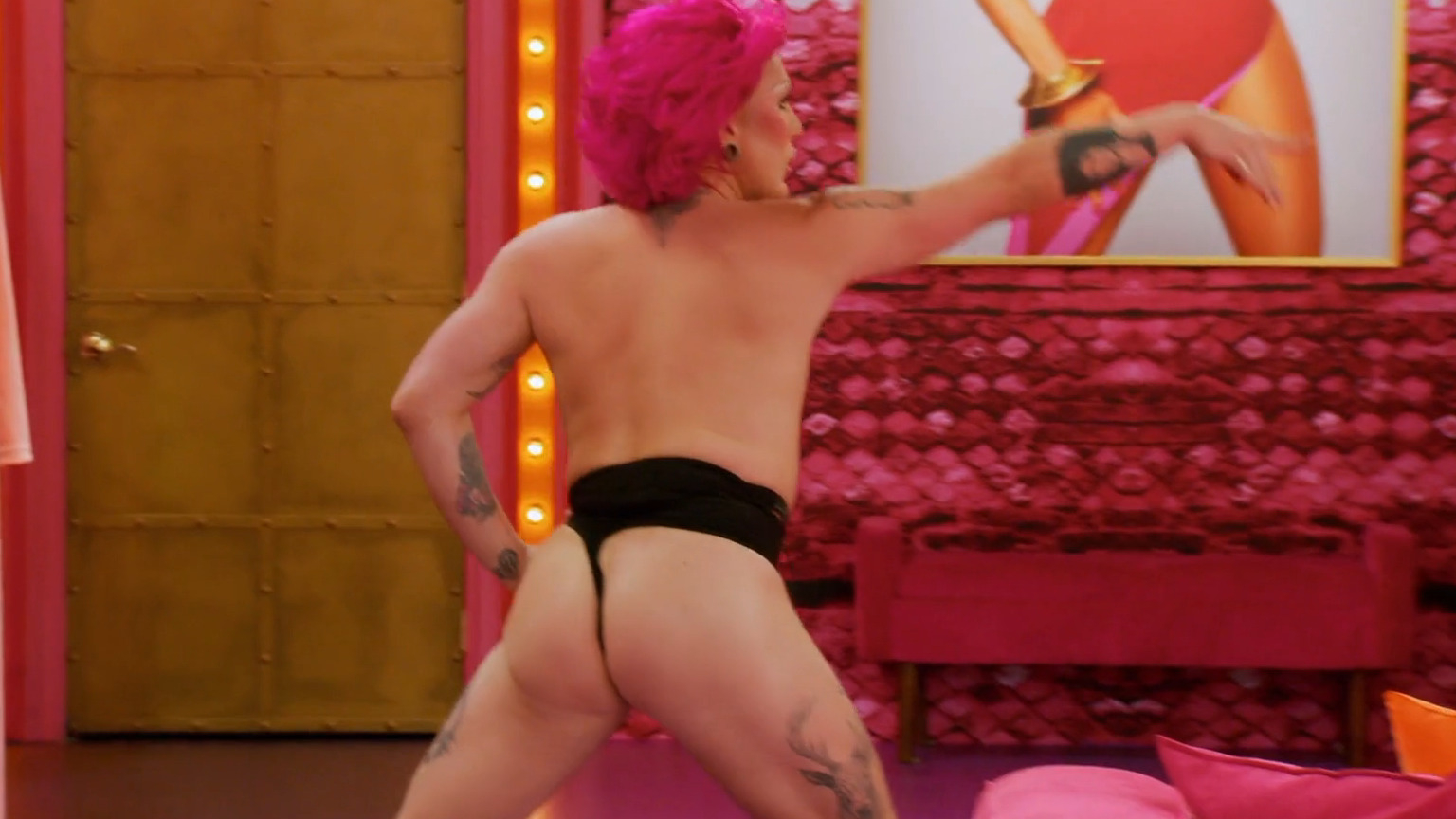 RuPaul's Drag Race All Stars's Sexiest Scenes with The Vivienne. Shirtless, Thong. 73278