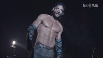 Zach McGowan, Danny Trejo, Lyubomir Simeonov in Death Race 4: Beyond Anarchy (2018) Shirtless Butt Sexy 26379