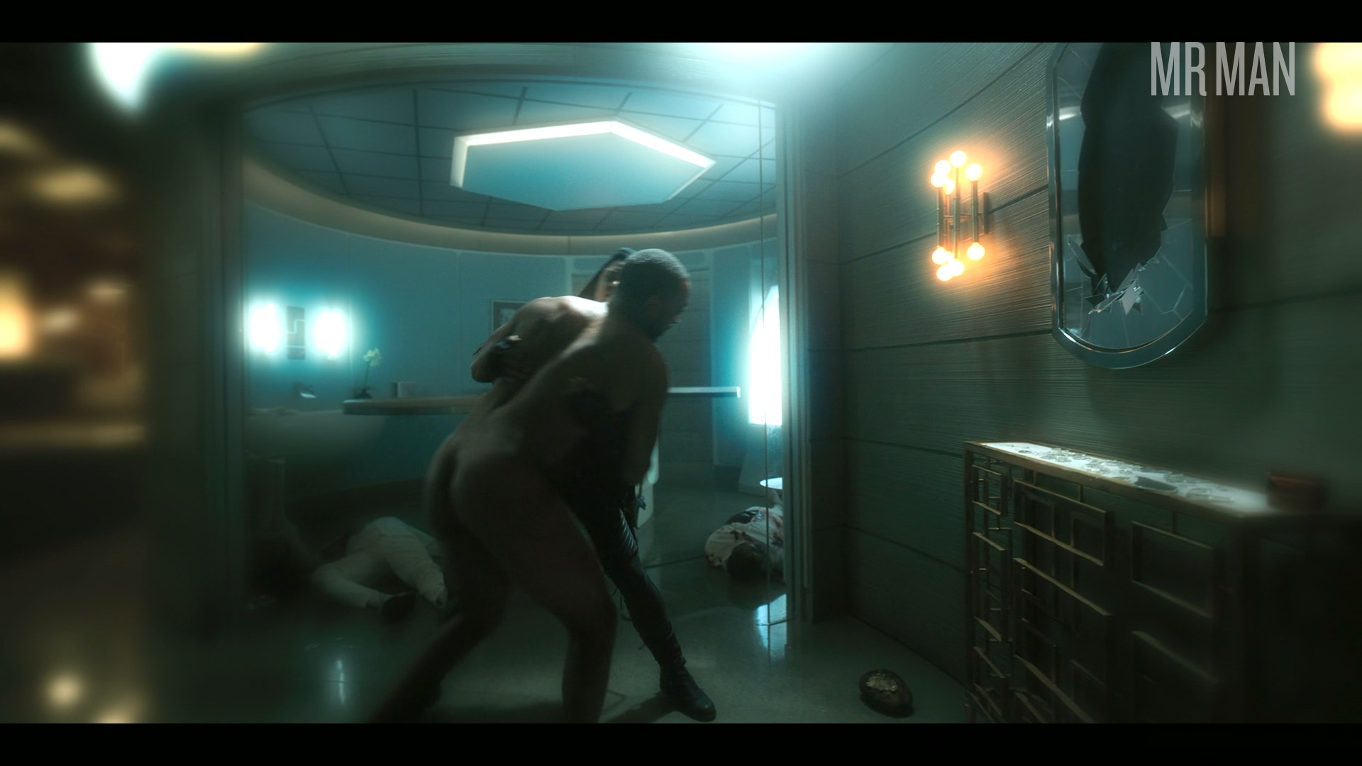 Anthony Mackie Naked as Takeshi Kovacs. Butt, Shirtless, sexy. 46233