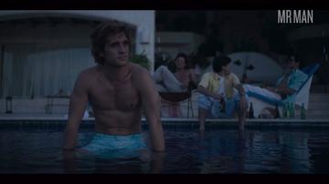 Sexiest Scenes of Luis Miguel from Luis Miguel: The Series. Shirtless, bathing suit, bulge. 29381