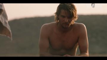 Luke Grimes, Gil Birmingham in Yellowstone (2018-2022) Shirtless Sexy Shirtless 25034