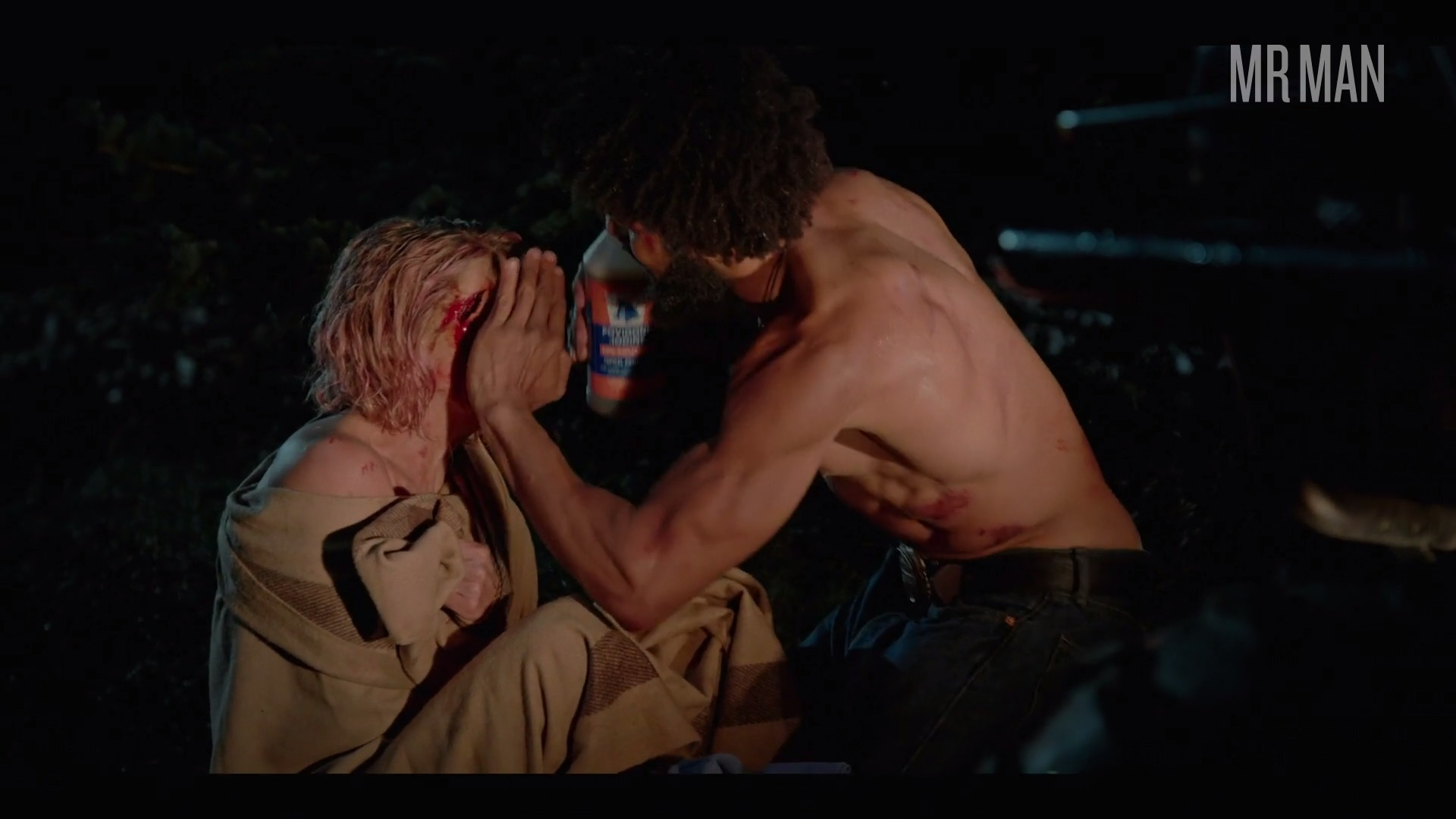 Hottest Denim Richards Scene in Yellowstone. Shirtless. 52832