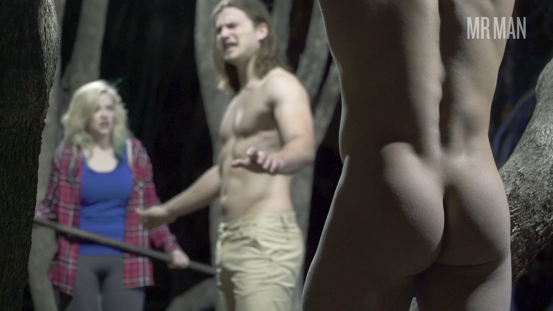 Joshua Diaz Naked in Creature Cabin. Butt, shirtless. 25213