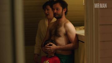 Daniel Henshall, Ramis Issac in The Beautiful Lie (2015) Shirtless Sexy Sexy Shirtless 25631